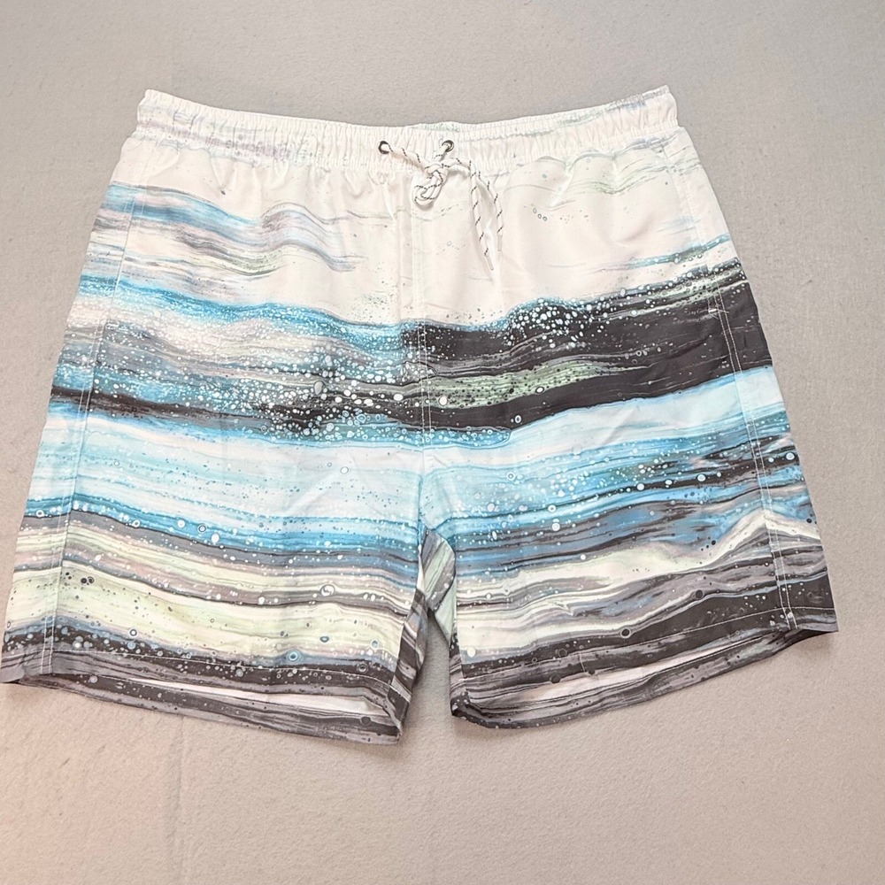 Manfinity Abstract Print Swim Trunks Quick Dry Drawstring‎ 3XL, Summer, NWOT